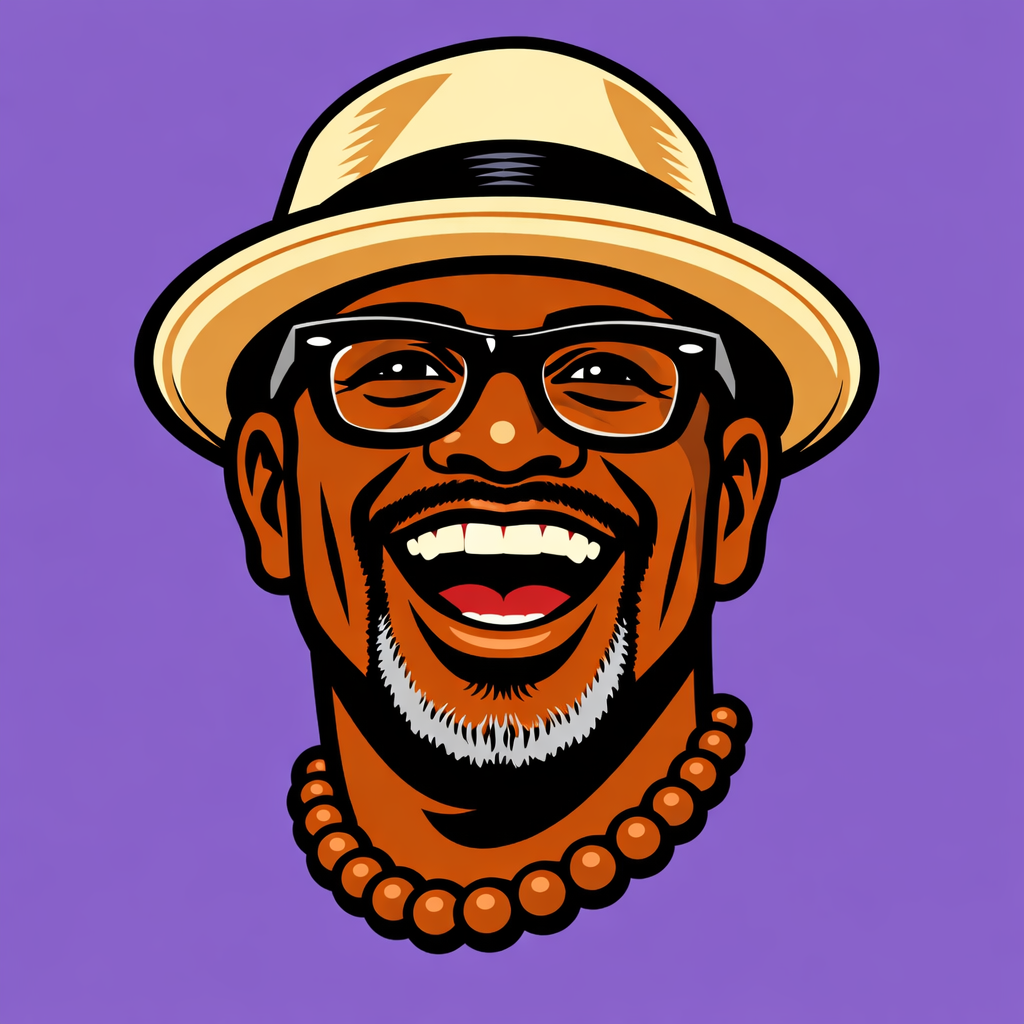 Illustrated portrait of Lloyd